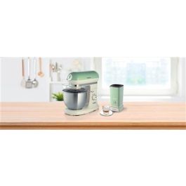 Ariete 1588/04 Robot de Cocina Vintage Verde con Bol de Acero Inoxidable, 10 Velocidades y Función Pulse