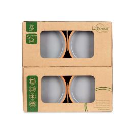 Set 4 Cazuelas Barro 16 Cm Color Gris La Dehesa (6 Unidades) Set 4 Cazuelas Barro 16 Cm Color Gris La Dehesa (6 Unidades)