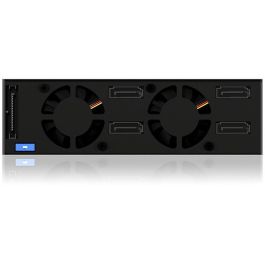 ICY BOX IB-2240SSK Backplane para 4x Discos Duros de 2.5" SATA/SAS Hot-Swap en Bahía de 5.25" de Aluminio con Bloqueo