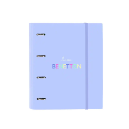 Carpeta de anillas Benetton Lila Lila 27 x 32 x 3.5 cm