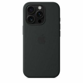 Apple iPhone 16 Pro Funda de silicona con MagSafe Negro