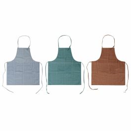 Delantal con Bolsillo DKD Home Decor Marrón Turquesa Poliéster Algodón Verde Azul cielo (70 x 0.5 x 80 cm) (3 pcs) Precio: 2.95000057. SKU: B16QVTE4ZV