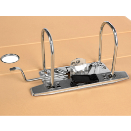 Liderpapel Archivador de Palanca A4 Color System Forrado Melocotón Lomo 80 mm con Compresor Metálico