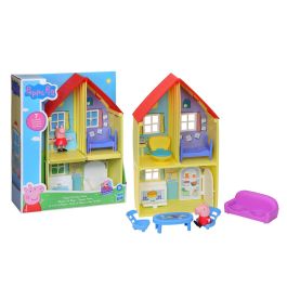 Hasbro F2167 Peppa Pig Casa Familiar Playset con 6 Accesorios: Cama, Sofá, Mesa. Puertas Horno/Nevera. Niños +3 Años