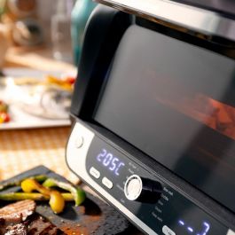 Freidora de Aire con Grill, Accesorios y Recetario InnovaGoods Fryinn 12-in-1 6000 Negro Acero 3400 W 6 L