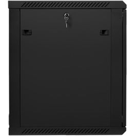 Lanberg WF01-6615-10B Armario Montaje en Pared 15U 600x600x774 mm Autoensamblaje, Negro, IP20, Máx. 60kg
