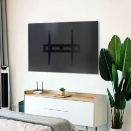 TOOQ SOPORTE FIJO PARED PANTALLAS 37"-80", NEGRO