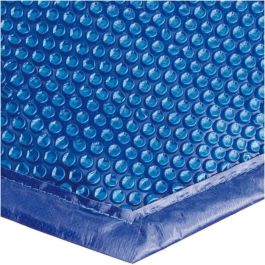 Ubbink 7504264 Cubierta de burbujas para piscina de madera Rectangular 350x650 Azul 400 micras