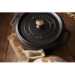 Staub La Cocotte Redonda 24cm Hierro Fundido - Negro
