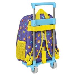 Mochila Escolar con Ruedas SuperThings Guardians of Kazoom Morado Amarillo (27 x 33 x 10 cm) Mochila Escolar con Ruedas SuperThings Guardians of Kazoom Morado Amarillo (27 x 33 x 10 cm)