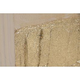 DKD Home Decor Cuadro Moderno Lienzo Pintado Mano Marron Beige 4 x 183 x 123 cm