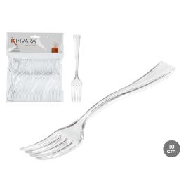 Set 36 Tenedor Postre Plastico Transparente Kinvara 12X16CM (48 Unidades) Precio: 44.5000006. SKU: B1AKX38664