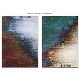 DKD Home Decor Cuadros Abstractos Lienzo PS Multicolor 43x2.5x53cm (4 Unidades) Decoración Hogar Precio: 50.3481. SKU: B19F5HFV5T