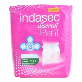 Indasec DISCREET PANT SUPER Talla Grande Pañales para Incontinencia Moderada 10 Unidades Precio: 5.5. SKU: S0557618