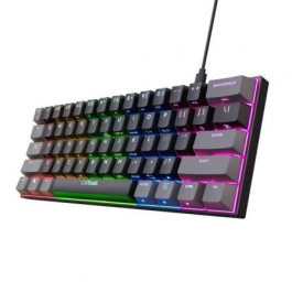 Trust Gaming Teclado Mecánico Gaming GXT 867 Acira 60% Compacto con Iluminación RGB para PC y Consolas Precio: 41.89999979. SKU: B19ARD222V