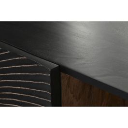 Mueble Tv Colonial DKD Home Decor Negro 40 x 50 x 160 cm Mueble Tv Colonial DKD Home Decor Negro 40 x 50 x 160 cm
