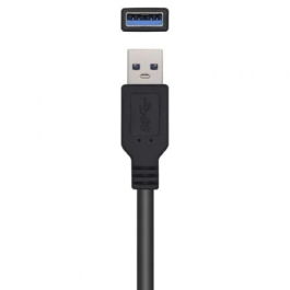 AISENS - CABLE USB 3.0 PROLONGADOR CON AMPLIFICADOR, TIPO A/M-A/H, NEGRO, 5.0M