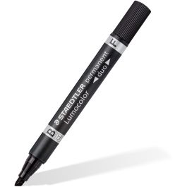 STAEDTLER Zweispitzmarker Lumocolor permanent BK retail