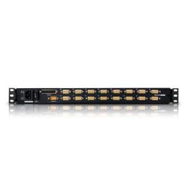 Aten CL5716N-ATA-SG Consola LCD Single Rail con Switch KVM Integrado VGA PS/2-USB de 16 Puertos
