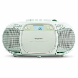 Medion MED4061275227499 Radio CD FM, 2x2.2W RMS, Verde