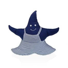 Sujetador de puerta Versa Poliéster 10 x 29 x 27 cm Estrella de mar