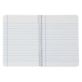 Liderpapel Cuaderno Espiral Din A5 Smart Tapa Blanda 80 Hojas Rayado Montessori 3,5mm Colores Surtidos