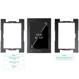 TooQ TQATTE2601-M-B Marco Antirrobo para Tablet 12.4-13 Pulgadas Negro