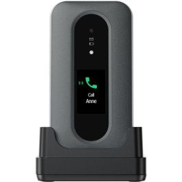 Doro Leva L30 black whie Teléfono Móvil Concha 4G con GPS y Cámara 2MP, Pantalla 2.8", Negro/Blanco