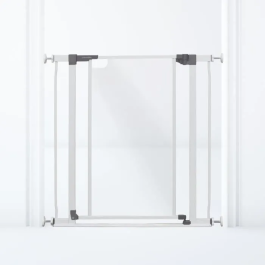 Dreambaby Puerta de seguridad DRE9312742493271 con panel transparente, retención y parte inferior anticaída - Blanca Precio: 89.49999982. SKU: B1EPCGEQP8