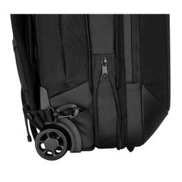 Targus EcoSmart Mobile Tech Traveler Mochila con Ruedas Convertible para Portátil 15.6" con SafePort Sling Expandible 35-40L Negra Equipaje de Mano