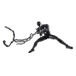 Hasbro Marvel Legends Series Spider-Man Peter Parker Traje Negro Videojuego Spider-Man 2 Figura de Acción 15 cm Articulada + 5 Accesorios