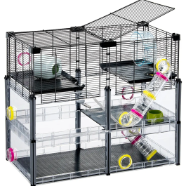 Ferplast Jaula Multipla Hamster Crystal Negro Precio: 160.88999982. SKU: B1DTQBAY88