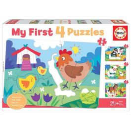 Puzzles progresivos 5-6-7-8 piezas mamás y bebés my first puzzles Puzzles progresivos 5-6-7-8 piezas mamás y bebés my first puzzles