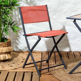 Silla Plegable Elba Terracota Home Deco Factory Silla Plegable Elba Terracota Home Deco Factory