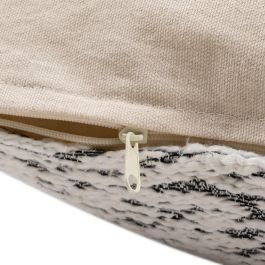 Cojín Blanco-Gris Algodón Decoración 45 X 45 cm