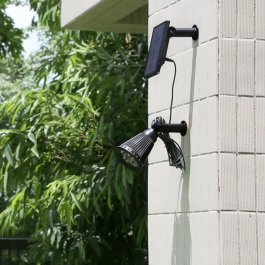 Lumisky SPIKY AWAY W34 Foco Solar Proyector 2 en 1 LED Blanco H42 cm para Pegar o Fijar