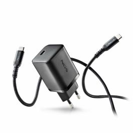 NGS BUD65W-C Cargador de Pared GaN 65W con USB-C y Cable Tipo-C a Tipo-C de 1.5m para Smartphones y Portátiles