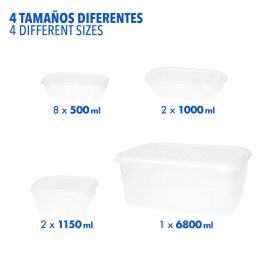 Fiambrera Max Home Polipropileno (6 Unidades)