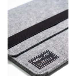 EKOMODO HR-003 HAZI Funda Ecológica Minimalista para Portátil o Tablet 33 cm (13") Protección Sostenible Negro, Gris