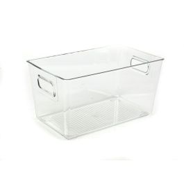 Dem Cesta Multiusos Transparente 25.7 x 15.3 x 13.5 cm (18 Unidades)