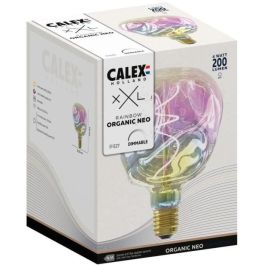 Bombilla LED E27 - CALEX - G125 NEO ORGANIC - Filamento flexible - 4 W - 200 lm - 1800 K - Regulable - Arco iris