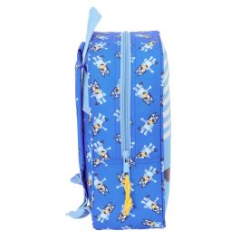 Mochila Escolar Bluey Let's play Azul 22 x 27 x 10 cm