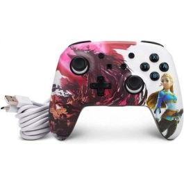 Power A 1522654-02 Mando Inalámbrico Mejorado, Licencia Oficial Nintendo Switch, The Legend of Zelda: Blood Moon, Controles de Movimiento, hasta 30h de Juego