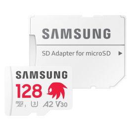 Samsung MB-MD128S 128 GB MicroSDXC UHS-I Clase 10 U3 V30 Tarjeta de Memoria, Lectura 180MB/s, Escritura 130MB/s