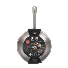 Quttin Sarten Acero Inoxidable 24 cm 0.7 mm Caesar (4 Unidades)