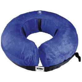 Kong Collar Hinchable Cloud Acolchado para Perros, Circunferencia Cuello A Partir de 46 cm, Azul