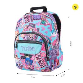 Mochila Rayol Happy Flow (33 X 44 X 13,5) - 19,6L Totto MA04ECO002-2416N-2AU Mochila Rayol Happy Flow (33 X 44 X 13,5) - 19,6L Totto MA04ECO002-2416N-2AU