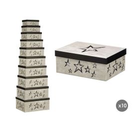 Caja Decorativa Pincello 62 Negro Cartón (2 Unidades)