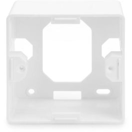 Digitus Toma de Pared de Superficie Cat6 Blindada 2xRJ45, Enchufe RJ-45, Blanco, Set de 5 Unidades