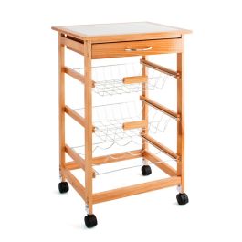 Quid Carro Multiusos Garbo de Madera 47x37x76 cm con diseño moderno y transportable, acabado liso Precio: 43.49999973. SKU: B1BJQ5NM5F